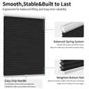 MYshade Cordless Blackout Cellular Shades for Windows, Honeycomb Window Shades with Thermal Insulation, Child & Pet Safe Room Darkening Shade, Easy Install,28.5" W x 50" H, Black