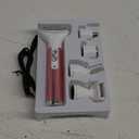 Electric Razor for Women Removal for Body Nose Hair Trimmer Face Shavers Eyebrow Legs Armpit Bikini Area Pubic Underarms Painless Rechargeable Portable 5 in 1 Women's Razors Set