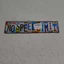 Vintage No Speed Limit Wall Decor Street Signs Home Bar Coffee Metal Tin Signs 16 x 4 Inches