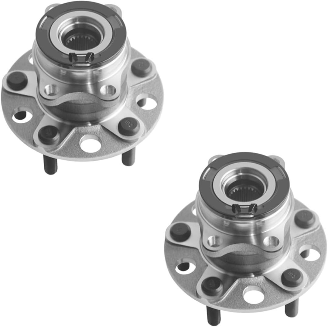 PM Auto Pair of 2 Rear Wheel Hub Bearing Assembly Replacement For 2007-2017 Jeep Compass