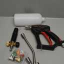 Tool Daily Short Pressure Washer Gun with Foam Cannon, Dual Connector Accessory, 1/4 Inch Quick Connect, 5 Spray Nozzle Tips, 1 Liter