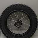 Rear Wheel Rim Tire 90/100-14 inch Rear Back Wheel Tyre Rim For Apollo Dirt Bike 125cc/140/150/160cc Black
