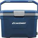 EchoSmile Insulated Portable Cooler 20L/21qt, Outdoor Hard Cooler Ice Chest Box for Camping, Drink, Beach, Fishing and Boating