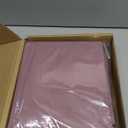 Amazon Basics Lightweight Breathable Microfiber 4-Piece Bed Sheet Set, Queen, Rose, Solid