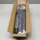 Closet Rod 50-87 Inches, Adjustable Heavy Duty Metal Black Closet Rods for Hanging Clothes 1.3 Inches Diameter for Wardrobes Laundry