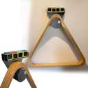 Pool Rack Wall Mount, Pool Triangle Holder for Pool Chalk and Triangle Rack, Billiard Table Pool Rack Chalk Holder Accessory (No chalk included)
