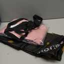 MAXYOYO Japanese Futon Mattress Twin Size Floor Mattress, Thicken Tatami Mat Sleeping Pad Roll Up Mattress Floor Bed Folding Couch Bed Mattress Pad for Guest Room, Pink, Twin