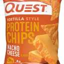 Quest Nutrition Tortilla Style Protein Chips Variety Pack, Chili Lime, Nacho Cheese, Loaded Taco, Low Carb, High Protein, Gluten Free, 1.1 oz (Pack of 12)