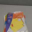 Avery Binder Dividers - 5-Tab Insertable Multicolor Big Tabs for Binders, 1 Set of Dividers (11109)