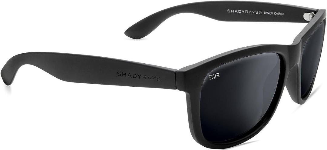Shady Rays Signature Series | Lightweight Black Sunglasses with Polarized Lens