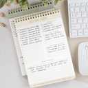 ZICOTO Beautiful To Do List Note Pads Set Of 2 for Easy Daily Planning - The Perfect Work Notepads, Notebooks and Office Desk Supplies For Women - Perfect to Effectively Organize Your Tasks