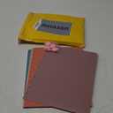 Fuutreo 8 Set Discbound Notebook Cover and Disc Set 8.5 X11.75 Inch Polyethylene Cover with Disc Suitable for Letter Size Fill Page for Work Meeting(Vintage Color)