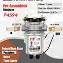 P4594 replacement Electric Fuel Pump 12V 6-8 Psi fuel pump pre-assembled universal rotary vane for automotive replacement (wiring attachment improved)