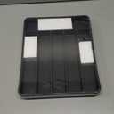 Kitsure Cutlery Drawer Organiser for Kitchen - Adjustable Cutlery Tray for Effortless Utensil Sorting, Versatile Kitchen Storage & Organisation Solution, 13.70" x 1.54" x 10.94"~20.08", Black (Large)