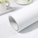 practicalWs 15.7" x393.7" White Self-Adhesive Wallpaper Peel and Stick Wallpaper Stick Wall Paper Shelf Liner