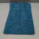 Kevin Textile 12x20 Inch Pillow Cover 1 Pack Boho Decorative Soft Striped Corduroy Lumbar Farmhouse Color Accent Rectangle Cushion Case for Living Room Couch Sofa Bed, Teal Blue