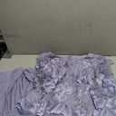 Alex Evenings Women's Tea Length Embroidered Bodice Mother of The Bride Gown, Wedding Guest Dress (size 14) (Purple)