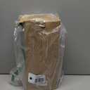 Floor Scrub Brush with Long Handle, 3 in 1 Scrape and Heavy-Duty Stiff Bristle Floor Scrubber Brush with Squeegee and Tweezer for Cleaning Tile Wall Deck Bathroom Patio Garage Kitchen (White)