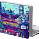 Compatible with MacBook Air 13.3 13.6 Inch Case 2022 2021 2020 2019 Plastic Hard Shell Case Cover,13.6 Air (A2681) M2 2022, Traditional Japanese Architecture