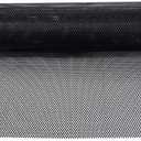 AggAuto Universal 40"x13" Car Grill Mesh - 100x33cm Aluminum Alloy Automotive Grille Insert Bumper 3x6mm Rhombic Hole, One of the Most Multifunctional Shape Grids Black