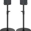 Heavy Duty Floor Speaker Stands for Samsung Speaker Stands - Height Adjustable Extend 29to 37.5 Surround Sound Speaker Stand for Samsung HW-Q990C HW-Q990D Rear & Satellite Speakers Up to 30Lbs