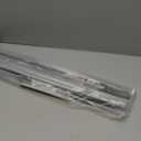 No Drill Blinds for Windows 1" Vinyl L-Shaped Slats Cordless Mini Blinds for Home, for Window Size 28" W  48" H Grey