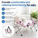 Dog Grooming Hammock Stand, Foldable Pet Bath Holder Sling Shower Chair
