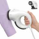 Vacuum Steamer for Clothes, 2800Pa Suction Handheld Garment Steamer, 2 in 1 Steaming & Ironing with 25s Fast Heat-Up, Large Detachable Water Tank, Leak-Proof Portable Travel Iron with Base & Bag
