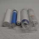 Membrane Solutions Reverse Osmosis Filter Replacement, 75 GPD Complete Replacement Filter Set For Under Sink 5-Stage Reverse Osmosis Replacement Water Filter System