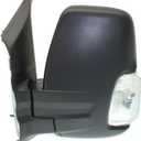 Driver Left Side Door Mirror Power Adjustment and Heated Glass With BLIS (Blind Spot Sensor) and Signal Light for Ford Transit T150 T250 T350 T350HD from 2010 to Onward