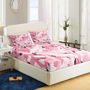 AILONEN Flamingo Fitted Sheet Twin XL Size, Tropical Pattern Bed Sheets for Kids Girls Teens, 3 Piece Bedding Decor Set With 1 Fitted Sheet and 2 Pillow Cases (T9) AILONEN Flamingo Fitted Sheet Twin XL Size, Tropical Pattern Bed Sheets for Kids Girls Teens, 3 Piece Bedding Decor Set With 1 Fitted Sheet and 2 Pillow Cases (T9)