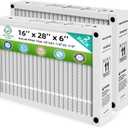 16 x 28 x 6 Furnace Filter Replacement MERV 11 Compatible with Honeywell POPUP2400 HVAC,Foldable (Actual Size: 16 X 27 1/8 X 5 7/8 In) (2-Pack)