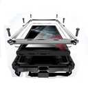 Lunivop for Samsung Galaxy S22 Ultra case (6.8 Inch) Metal Hard 2022 Phone Case para Screw Built-in Screen Lens Protection Military Grade [Note The Fingerprints Don't Work] Silver