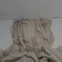 NICETOWN Light Filtering Linen Curtains 84 inch Long 1Panels Set, Grommet Privacy Added Light Filtering Flax Semi Sheer Rustic Window Drapes for Bedroom/Living Room, Taupe, W52 x L84