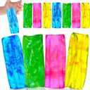 12 Pcs Water Wigglers Snake Toy Fidget Water Snake Trick Stress Toy Can't Hold Novelty Trick Slippery Tube for Home School Birthday Gifts, 4.33 x 1.57''(Lovely)