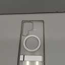 SIXBOX Magnetic for Samsung Galaxy S25 Ultra Case, Builtin Kickstand [NonYellowing] [Compatible with MagSafe] Shockproof Full Body Protective Cover Transparent Phone Case for Galaxy S25 Ultra, Clear