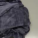 Mixweer 2 Pcs Oversized Bath Towels, 40 x 80 Inch Giant Microfiber Jumbo Bath Sheets Ultra Soft Bathroom Microfiber Quick Dry Absorbent Shower Towels for Spa Camping Beach (Dark Grey)