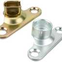 Topkidame 1 Pair Tailgate Hinge Left and Right Side Compatible with Ford F150 F250 F350 F450 Ranger, Replaces E7TZ99430B38A E7TZ99430B39A