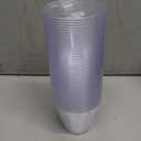 JOLLY CHEF 9 Oz Clear Disposable Plastic Cups, 100 Pack Clear Plastic Cups Tumblers, Heavy-duty Party Glasses, Disposable Cups for Thanksgiving, Halloween, Christmas Party