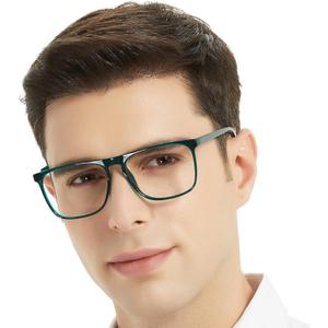 Oversized Reading Glasses Men 1.25 Square Reader Light Fashion Readers 100 125 150 175 200 225 250 275 300 350 Turquoise 1.25x