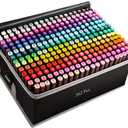 Alcohol Markers, 262 Colors Art Drawing Markers Set for Kids Adults Dual Tip Permanent Sketch Markers, with Organizing Case