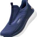 FitVille Men's Extra Wide Slip on Walking Shoes with Arch Support Men Slip on Sneakers for Foot Pain Relief-Stepease V2, Size 14 