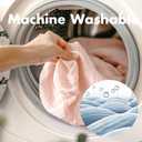 8-Pack Baby Drool Bibs, 100% Cotton, Ultra Soft & Absorbent for Newborns, Adjustable Snaps, Shower Gift (Pink)