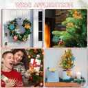 2 x 60pcs DIY Wooden Christmas Ornaments, Unfinished Wood Xmas Decorations Paintable Christmas Tree Ornaments for Christmas DIY Crafts