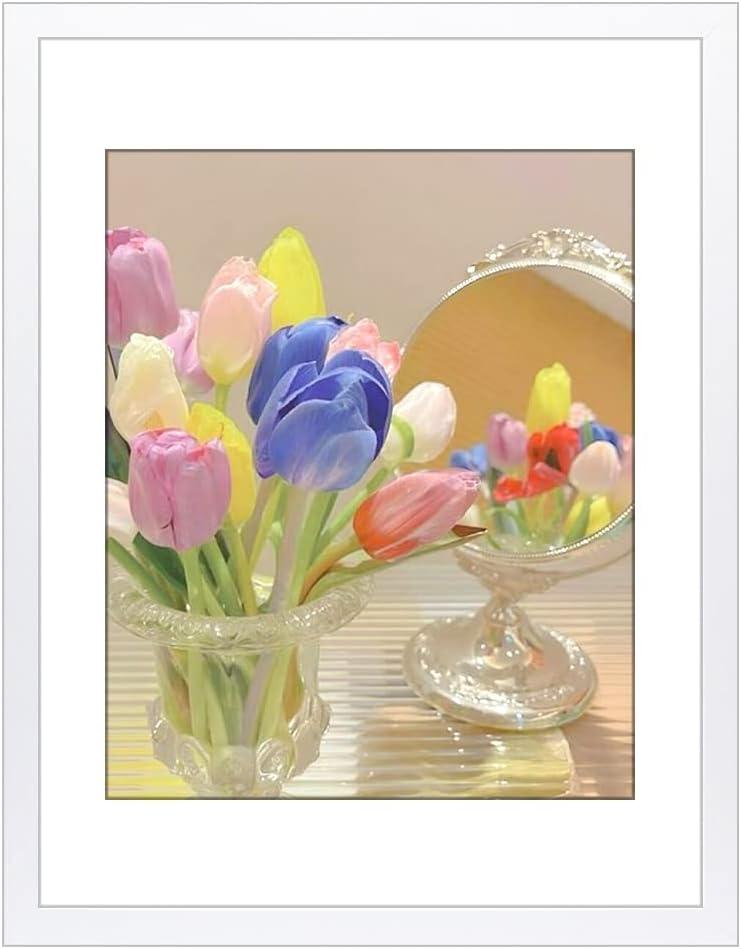 19x19 White Picture Frame Mat for 15x15 Photo Wall Mounting Poster Frame-1pcs