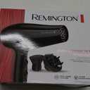 Remington Damage Protection Hair Dryer with Ceramic Ionic Tourmaline Technology, Black, Diffuser and Concentrator, 3 Piece Set