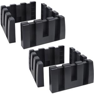 YOFIT Multipurpose Cargo Organizer Blocks Car Trunk Storage Organizer Blocks, Should Be Used with Wool Trunk's Carpet for Car/Truck/SUV/Van, Set of 4