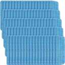 24 Pack Microfiber Mop Pad, Spray Mop Replacement Heads for Wet Dry Mops, Machine Washable Reusable Household Replacement Pads for Hardwood and Hard Surface Floor Cleaning and Scrubbing