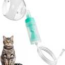 Cat Nebulizer Lying Cup and Cat Inhaler Mask, Pet Oxygen Mask for Cats, Puppies and Small Dogs (Nebulizer Device Not Included) (S)