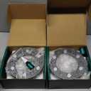 YHTAUTO 6x5.5 to 6x135mm Wheel Adapters 1" Compatible with Chevrolet Cadillac GMC Ram Models: Silverado Yukon, Tire Spacers w/M14x1.5" & 12.9 Grade Studs, 108mm Center Bore 6 Lug 4PCS